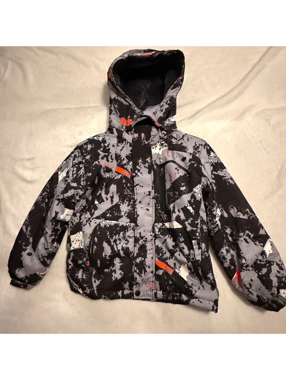 Wantdo Kids 6/7 Ski Jacket Fleece Lined Waterproof Coat